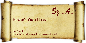 Szabó Adelina névjegykártya